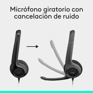 Auriculares Logitech H390 Micrófono USB (Nuevos)