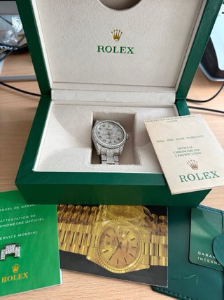 Rolex Datejust con diamantes