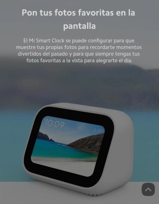 Xiaomi Smart clock despertador,altavoz interactivo
