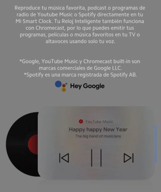 Xiaomi Smart clock despertador,altavoz interactivo