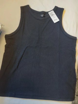 Pack 4 Camisetas Tirantes Algodón Negras Talla M