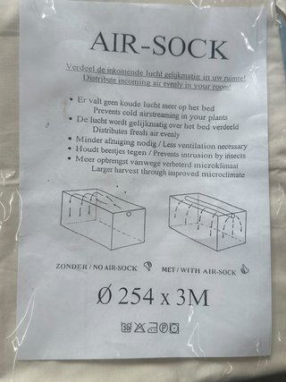 AIR-SOCK 254mm x 3M