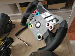 Pack Volante TS-PC con Aro F1 y Pedales T3pa mod