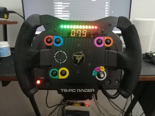 Pack Volante TS-PC con Aro F1 y Pedales T3pa mod
