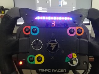 Pack Volante TS-PC con Aro F1 y Pedales T3pa mod