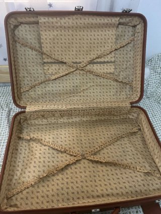Maleta de cuero vintage grande