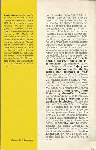 EL COMUNISMO Y LOS INTELECTUALES FRANCESES (1914-1