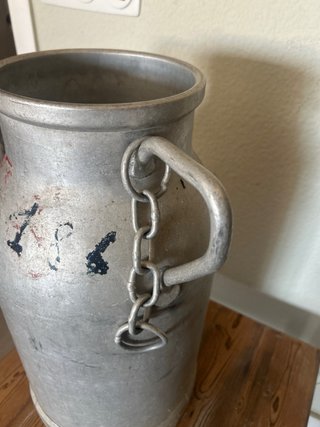 Lechera vintage de metal, grande 49x39