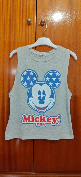 Camiseta tirantes Mickey mujer talla S