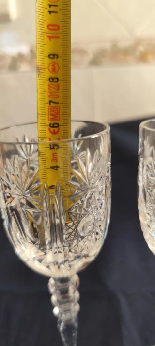 Set de 2 Copas de Vino Römer de Cristal de Bohemio