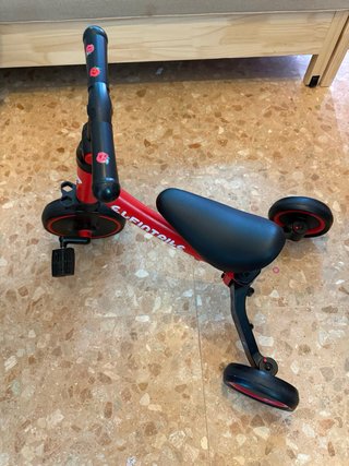 Triciclo Infantil Plegable Besrey Rojo