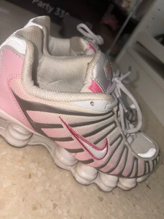 Zapatillas Nike Shox Mujer Rosa y Blanco