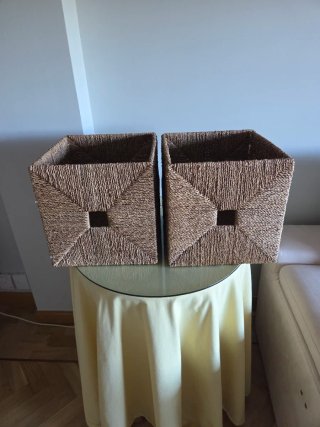 2 Cestas Ikea para Kallax