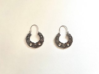 Pendientes Étnicos Plateados