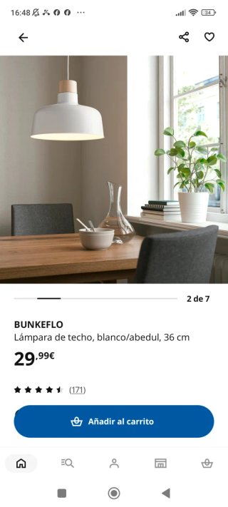 Lámpara Bunkeflo Rojo