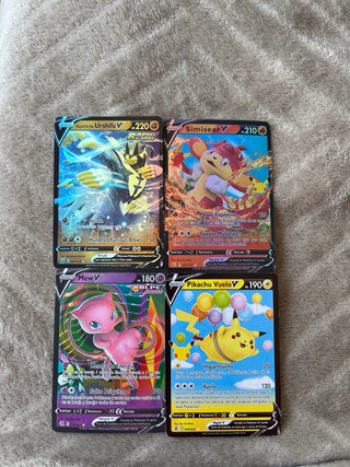 Cartas Pokémon Pikachu y más