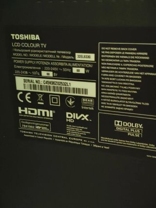 TV Toshiba 32 + Amazon Fire TV Stick