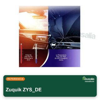 Zuquik parasol coche universal UV 145x79 cm