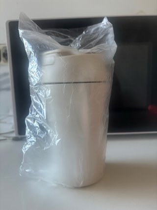 Termo de café blanco