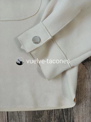 Chaqueta cropped ♡ Zara * talla M