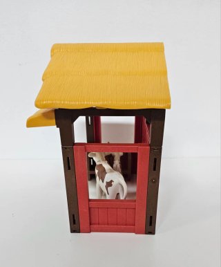Establo Belén Playmobil con Vacas