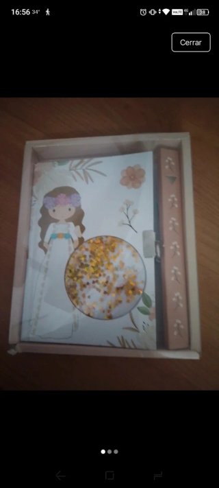 Diario Comunión Niña con Estuche