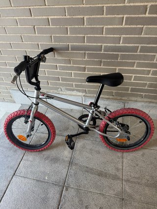 Bicicleta bmx Wipe 16 roja