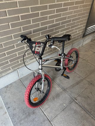 Bicicleta bmx Wipe 16 roja