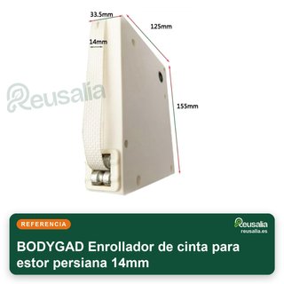 Enrollador de cinta para estor persiana 14mm