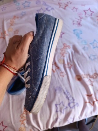 Zapatillas Kustom Azules y Blancas