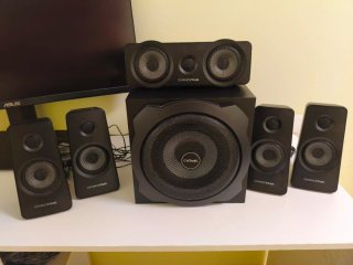 GX Trust Tytan 5.1 Altavoces Negro