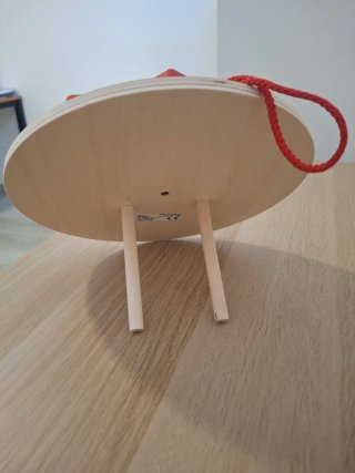 Reloj educativo de madera para niños