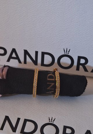 Pendientes de Aro Pandora Dorados