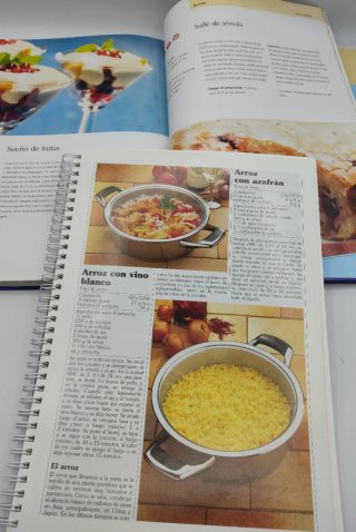 Lote 5 revistas y libros cocina