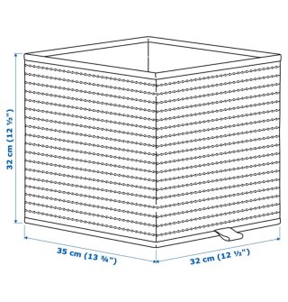 2 Cestas Ikea Kallax junco marino
