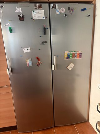Nevera Bosch de una puerta, acero inoxidable