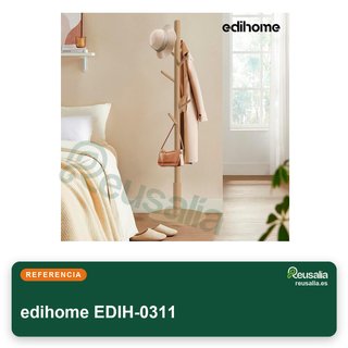 Perchero de madera ajustable 8 ganchos