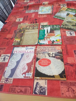 Lote 15 revistas ganchillo vintage de los 80/90
