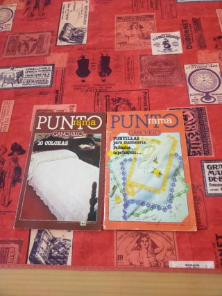 Lote 15 revistas ganchillo vintage de los 80/90