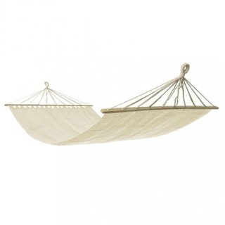 Amaca Relax in Cotone Beige da Giardino 200x150 cm