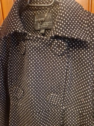 Abrigo Stradivarius Talla M Lunares