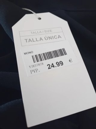 Mono de fiesta negro talla 38