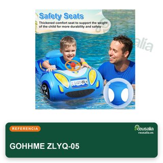 GOHHME flotador bebé coche con asiento
