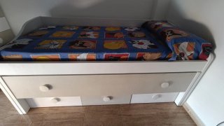 Cama Nido con Tres Cajones