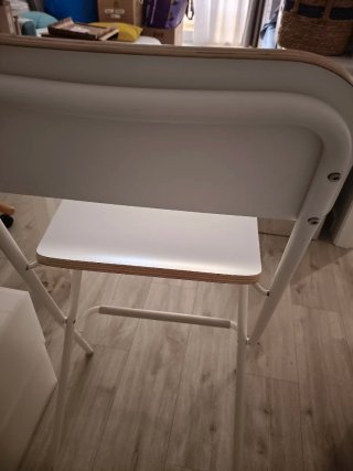 Silla alta Ikea blanca FRANKLIN