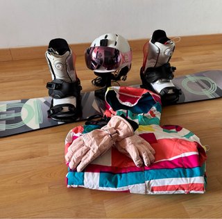 Equipo Completo Snowboard Mujer YES + NOW