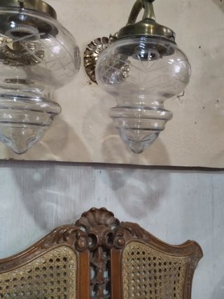 Pareja apliques antiguos