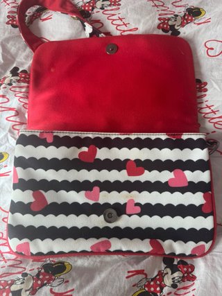 Bolso Desigual Corazones Rayas