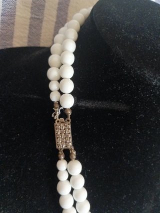 Collar de perlas antiguo