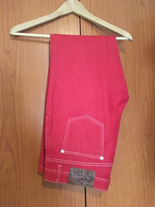 Pantalón Vaquero Rojo NO. JEANS